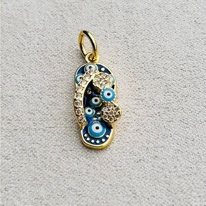 Turkish eye pendant amulet.